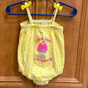 Y2K Koala Baby Girl Life is Sweet with Mommy 6-9m Baby Girl Bubble Romper